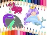 Mermaid Coloring Book